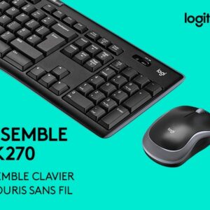 Logitech MK270 Combo Clavier Souris sans Fil AZERTY – Image 5