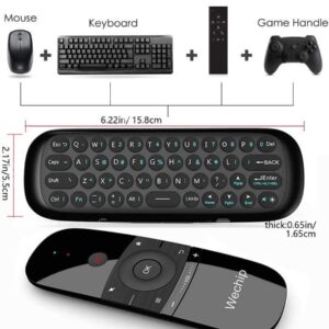 WeChip Télécommande Clavier et Souris, 2.4G Contrôleur Telecommande Bluetooth – Image 4