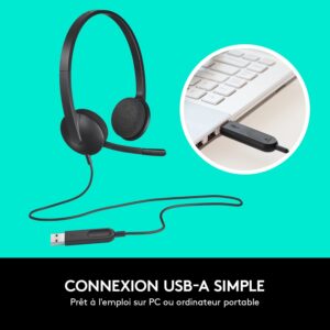 Logitech H340 Casque Filaire – Image 4