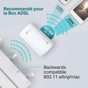 TP-Link Répéteur WiFi(RE200), Amplificateur WiFi AC750 – Image 5