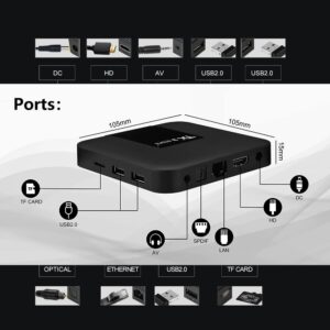 TV Box TX3 Mini 2GB/16GB Android TV Box, Android 7.1 Amlogic S905W Quad core 64 bits WIFI Smart 4K – Image 5