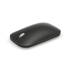 Microsoft – Modern Mobile Mouse – Souris Bluetooth pour PC, ordinateurs portables, tablettes compatible Windows, macOS, Chrome OS (fine, légère, transportable) – Noire (KTF-00002) – Image 4
