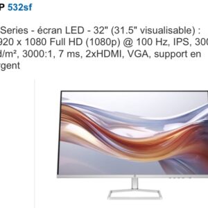HP Series 5 31.5 inch FHD Monitor - 532sf – Image 5