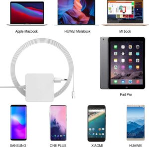 Chargeur USB C 61 W Type C, pour MacBook 2016/2017/2018/2019/2020 Pro AIR, Lenovo, ASUS, Acer, Dell, Xiaomi Air, MateBook, HP, ThinkPad et autres ordinateurs portables Type C – Image 6