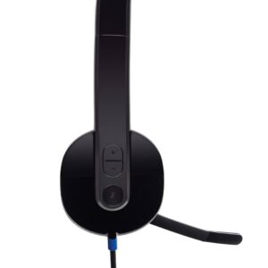 Logitech H540 Casque Filaire, Ecouteurs Stéréo Anti-Parasites, USB, Commandes sur l'Oreillette, Témoin Lumineux d'Activation de la Sourdine, PC/Mac/Portable/Chromebook - Noir – Image 5
