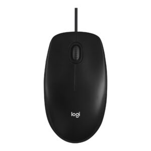 Logitech M100 Souris filaire USB, 3 boutons, 1000 DPI, suivi optique, ambidextre, compatible avec PC, Mac, ordinateur portable - Noir – Image 7
