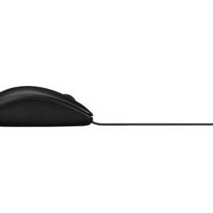 Logitech M100 Souris filaire USB, 3 boutons, 1000 DPI, suivi optique, ambidextre, compatible avec PC, Mac, ordinateur portable - Noir – Image 5