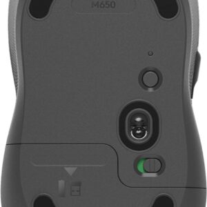 Logitech Signature M650 Souris sans fil - Pour Mains de Petites & Moyennes Tailles, Pile 2 ans, Clics Silencieux, Boutons de Côtés Programmables, Bluetooth, PC/Mac/Multi-Device/Chromebook - Gris – Image 6
