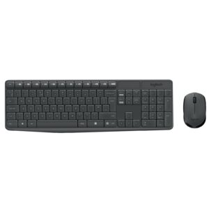 Logitech MK235 Combo Clavier Souris sans fil pour Windows, 2,4 GHz Récepteur USB, 15 Touches de Fonctions, Batterie Longue Durée, PC/Portable, Clavier AZERTY Français – Image 5