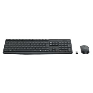Logitech MK235 Combo Clavier Souris sans fil pour Windows, 2,4 GHz Récepteur USB, 15 Touches de Fonctions, Batterie Longue Durée, PC/Portable, Clavier AZERTY Français – Image 3
