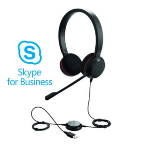 Jabra Evolve 20 Stereo Casque audio - Casque certifié Microsoft pour VoIP Softphone avec annulation passive du bruit - Càble USB avec contrà´le volume - Noir – Image 6
