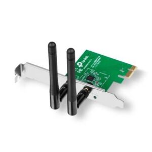 TP-Link Carte WiFi PC Adaptateur PCI Express (PCIe) N 300 Mbps avec Equerre Low Profile, Windows 11/10/8.1/8/7 & Linux, Noir, TL-WN881ND – Image 3