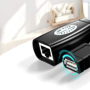 Adaptateur de connecteur de câble d'extension USB sur RJ45 – Image 4