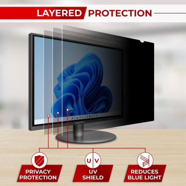 PRIVACY FILTER LAPTOP 24 POUCES