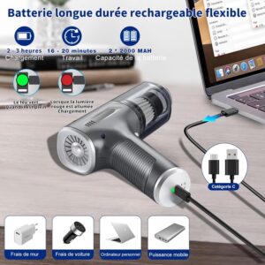 SOUFFLEUR PORTABLE SANS FIL RECHARGEABLE – Image 5