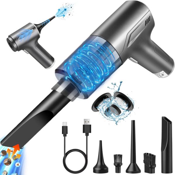 SOUFFLEUR PORTABLE SANS FIL 6000PA 120W RECHARGEABLE